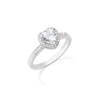 Anello Amen Donna SOLITARIO in Argento Zirconia ANTICBB2 - ANTICBB2